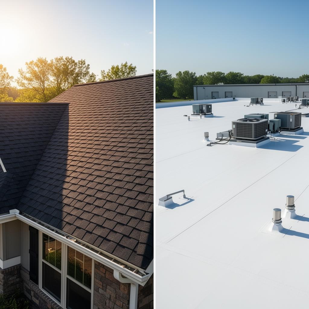 Residential and commercial roofing projects